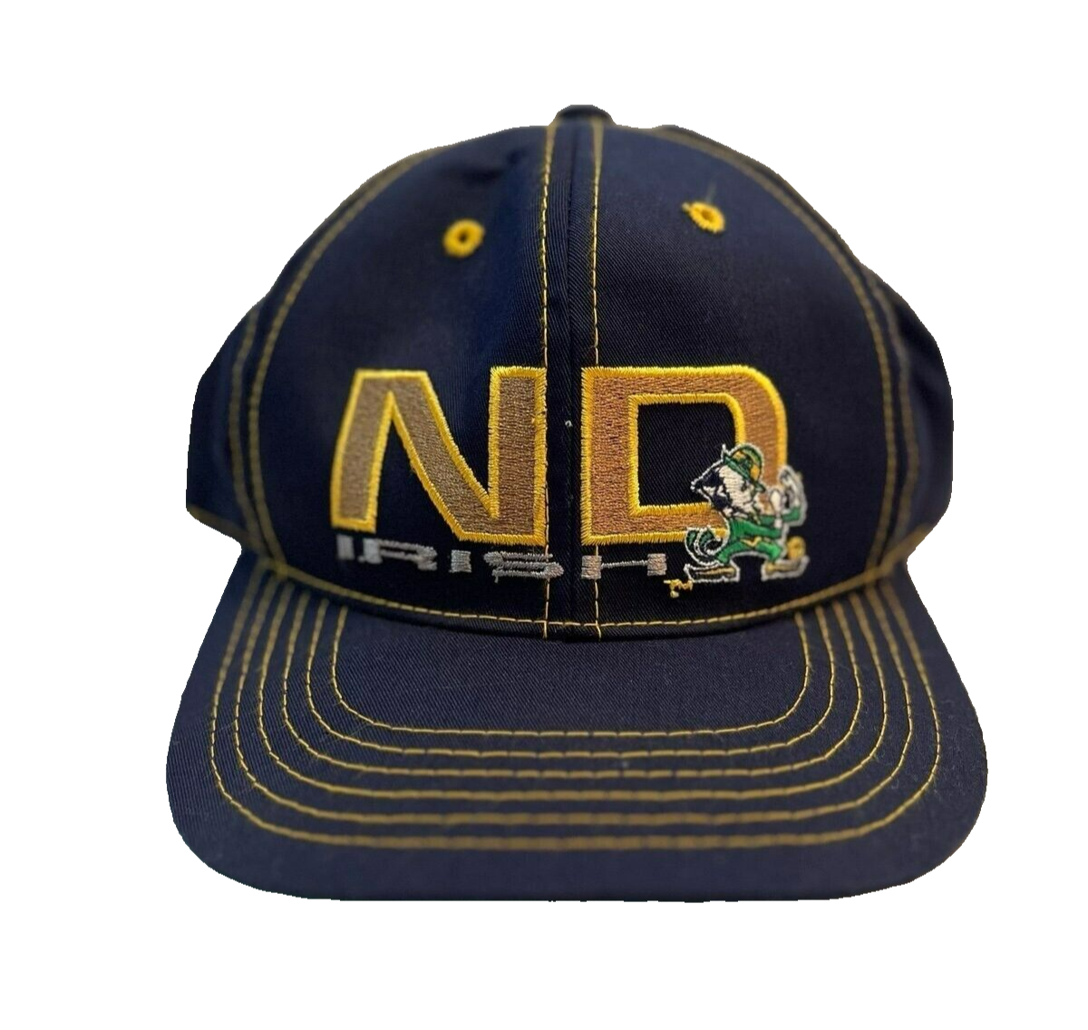 Vintage 90s Notre Dame SnapBack Hat