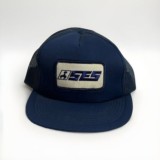 Vintage 80s SES Tools Trucker Snapback Hat