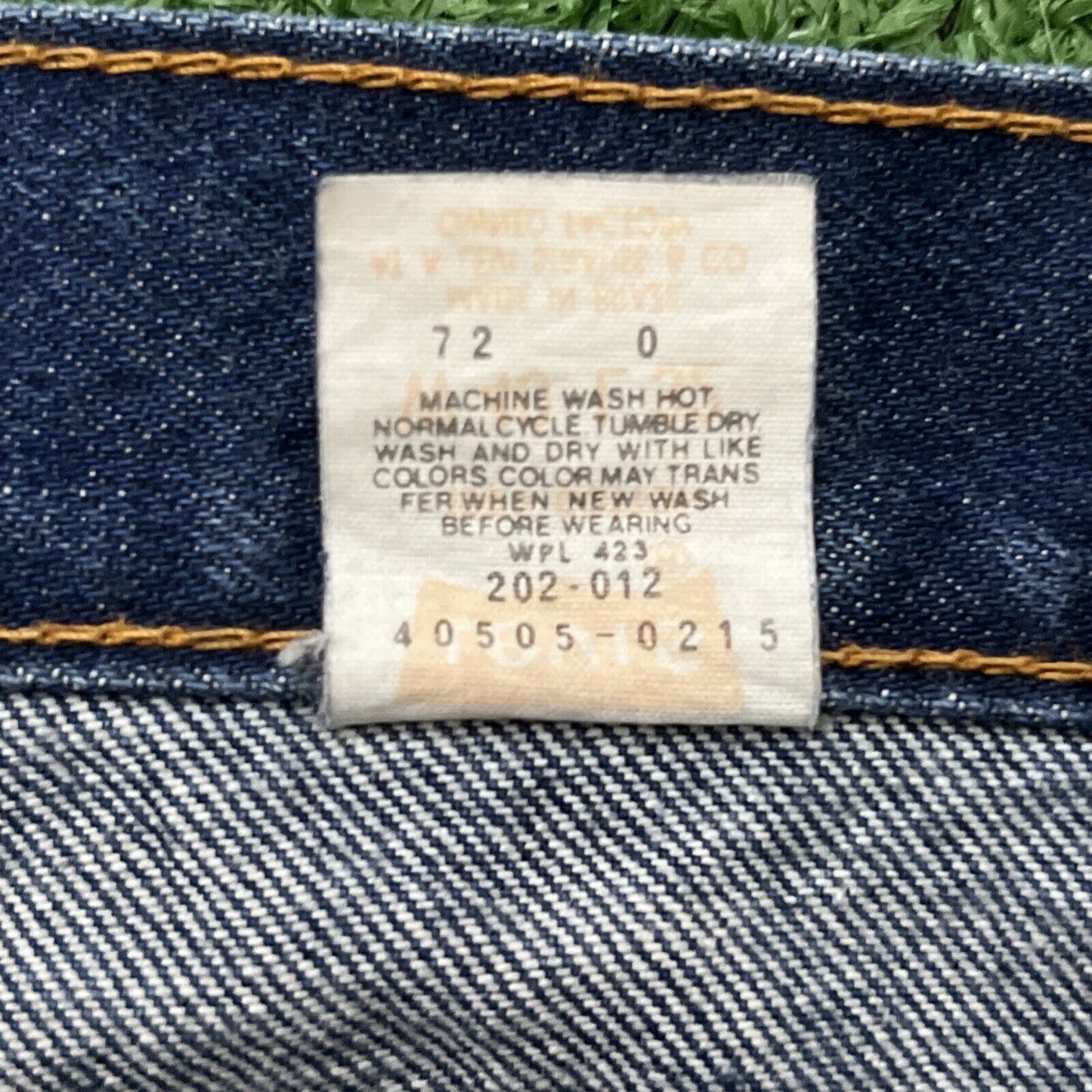 Vintage Levis Orange Tab Jeans