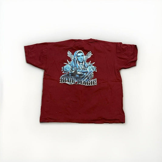 Vintage Y2K Low Rider Virgin Mary Jerzees T Shirt