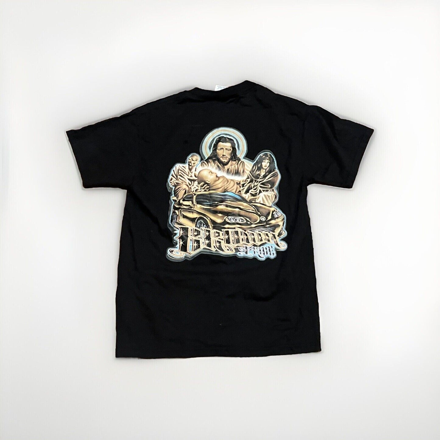 Vintage Y2K Jesus Low Rider  Cholo T Shirt