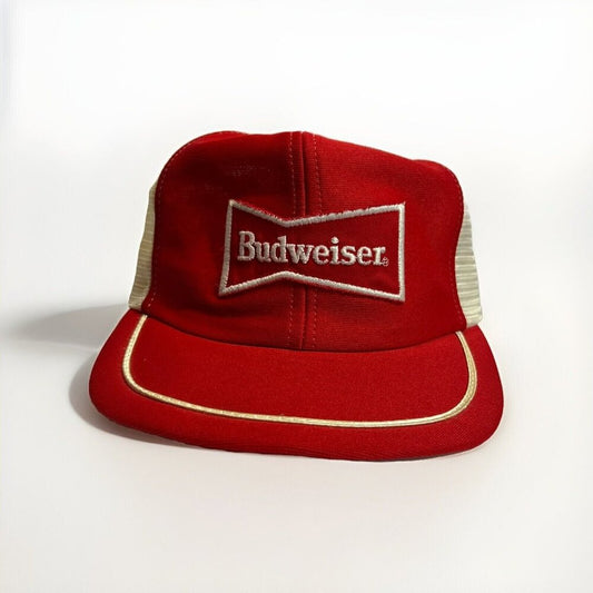 Vintage Budweiser Beer Employee Trucker Hat